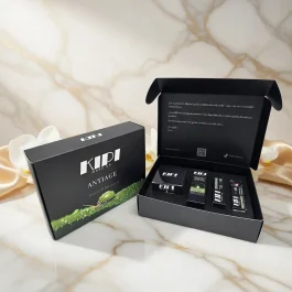 Box Regalo Anti-Age Kipi: cofanetto viso rigenerante alla bava di lumaca per pelle matura, spenta o segnata dal tempo.