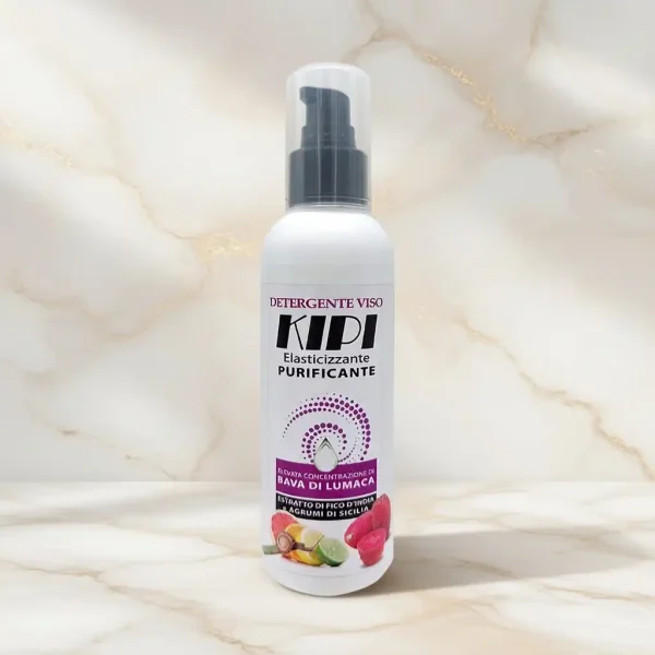 Detergente Viso Bava di Lumaca Kipi Detergente viso Kipi alla bava di lumaca: gel detergente delicato e rigenerante per una pulizia profonda nel rispetto della pelle.