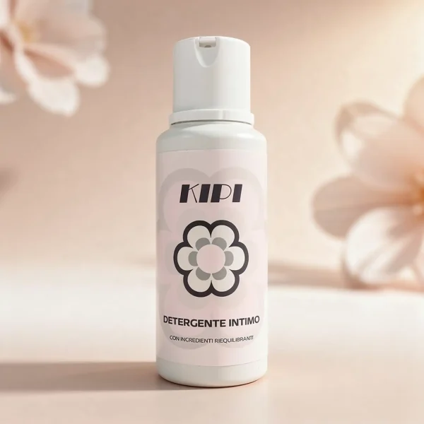 Detergente intimo riequilibrante Kipi con bava di lumaca e pH fisiologico per pelli sensibili
