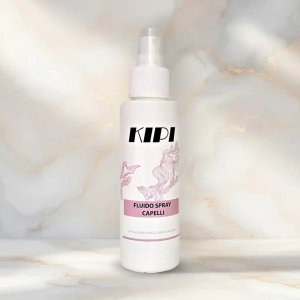 Spray Districante Kipi - Scioglie i Nodi Istantaneamente Fluido spray Kipi districante e anticrespo senza risciacquo per capelli secchi e annodati