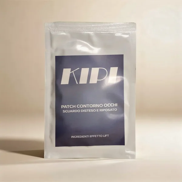 Patch Occhi Kipi - Sguardo Riposato Patch contorno occhi Kipi Makeup: trattamento idratante e decongestionante per borse e occhiaie