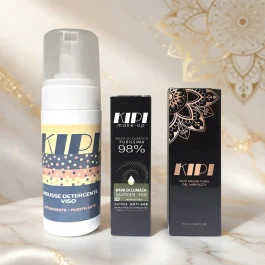 Kit Pelle Grassa Kipi - Azione Opacizzante e Astringente Kit Kipi per pelle grassa e impura: trattamento astringente alla bava di lumaca per minimizzare i pori