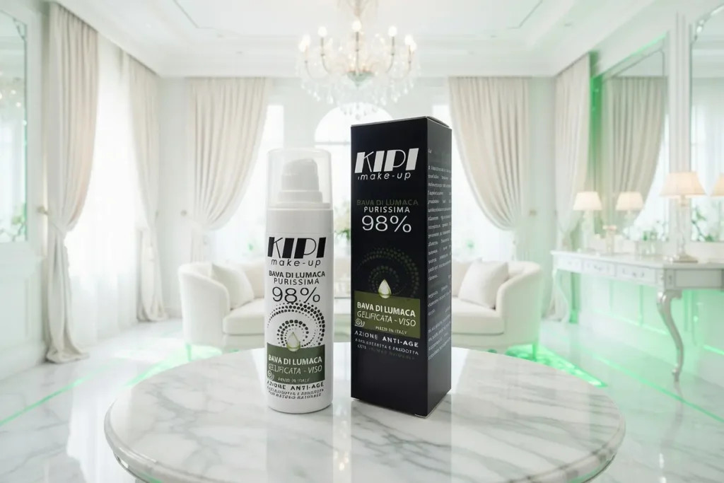 gel bava di lumaca pura 98% kipi makeup anti-age