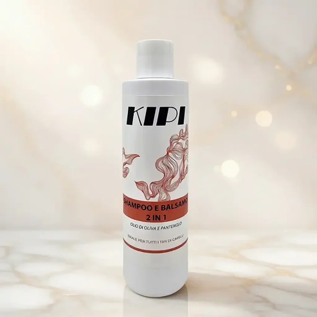 Shampoo e Balsamo 2 in 1 per tutti i tipi di capelli Kipi