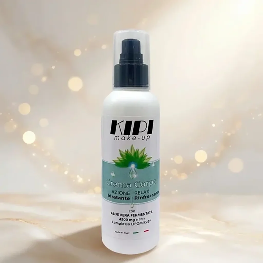 Crema corpo azione relax aloe vera fermentata idratante e rinfrescante Kipi